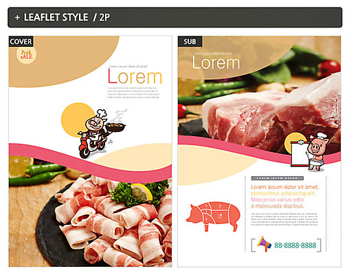 템플릿 ZIP 포스터 리플렛 식재료 생고기 육류 돼지고기 사람없음 요식업 배달원 두루마리 전단템플릿 전단 돼지캐릭터 대패삼겹살 목심 인디자인 INDD 이미지템플릿 직업 산업 동물캐릭터 돼지 홍보물 삼겹살 파일형식