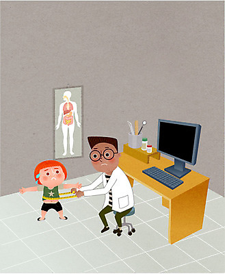 여자 남자 어린이 일러스트 줄자 병원 성인 두명 컴퓨터 진료 환자 의사 비만 책상 신체검사 건강검진 비만클리닉 소아비만 국내일러스트 AI파일 가구 의학 자 사람 전자제품 의료진 질병 몸매 검사_조사 클리닉 파일형식 벡터