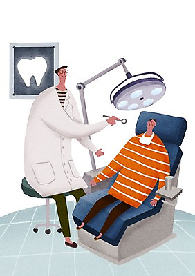 PSD 남자 어린이 일러스트 치과 병원 성인 두명 진료 환자 의사 치아 치과의사 치과용품 신체검사 치과진료 건강검진 구강거울 국내일러스트 의학 사람 의료진 의료용품 소화기관 검사_조사 파일형식