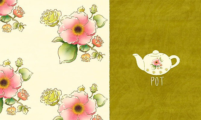 PSD 꽃잎 꽃 일러스트 페인팅 주전자 사람없음 찻주전자 도자기공예 꽃프레임 포슬린 국내일러스트 식물 주방용품 프레임 도자기 공예 파일형식