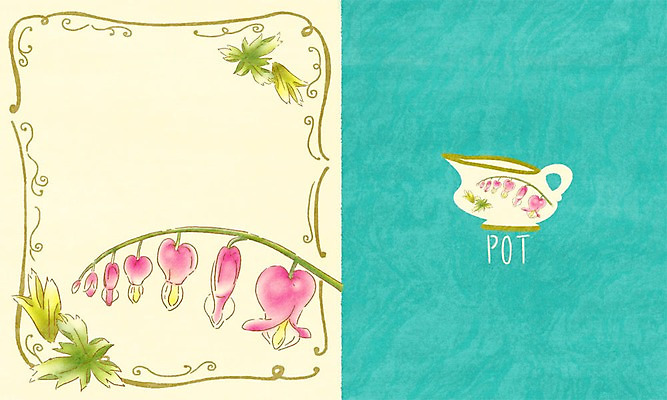 PSD 꽃잎 꽃 일러스트 페인팅 주전자 사람없음 도자기공예 금낭화 꽃프레임 포슬린 국내일러스트 식물 주방용품 프레임 도자기 공예 파일형식