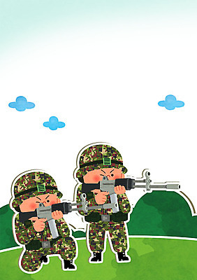 PSD 구름 남자 일러스트 성인 두명 군인 연습 군복 군용 사격 조준 육군 소총 군모 군인캐릭터 일러캐릭터 자연요소 직업 캐릭터 유니폼 군대 사람 총 국군 파일형식