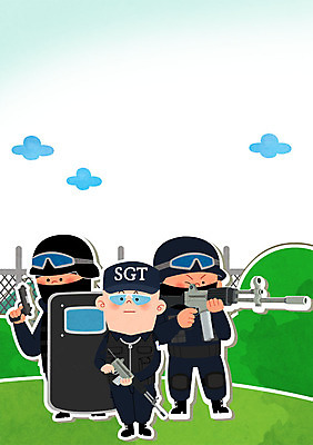 PSD 구름 남자 일러스트 성인 세명 군인 총 연습 군복 군용 조준 방패 경호원 철망 군모 군인캐릭터 해병 일러캐릭터 자연요소 직업 캐릭터 무기 유니폼 군대 사람 국군 해병대 파일형식