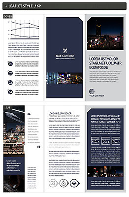 템플릿 표지디자인 표지 ZIP 내지 리플렛 야경 3단접지 빌딩 팜플렛 사람없음 자전거 도시 인디자인 INDD 이미지템플릿 건물 바이크 야간 파일형식 풍경_경치