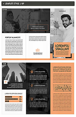 외국인 템플릿 표지디자인 여자 표지 남자 ZIP 내지 리플렛 비즈니스 3단접지 회의 협력 빌딩 팜플렛 여러명 성인 비즈니스맨 인디자인 INDD 이미지템플릿 다수 사람 인종 건물 직장인 파일형식