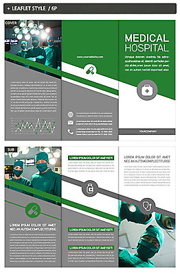 템플릿 표지디자인 여자 표지 남자 ZIP 내지 리플렛 3단접지 의학 팜플렛 여러명 성인 진료 한국인 의사 수술복 수술실 인디자인 INDD 이미지템플릿 다수 사람 동양인 의료진 가운 파일형식