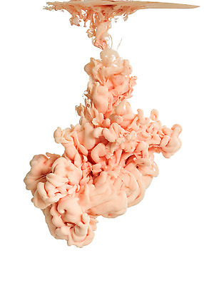 포토 JPG 스튜디오촬영 분홍색 컬러 백그라운드 잉크 실내 사람없음 물 페인트 물감 얼룩 질감 살구색 분홍색배경 국내포토 자연요소 내부 미술도구 파일형식