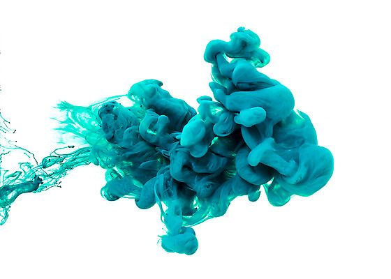 포토 JPG 스튜디오촬영 컬러 백그라운드 잉크 실내 사람없음 물 파란색 페인트 물감 얼룩 질감 청록색 국내포토 자연요소 내부 미술도구 파일형식