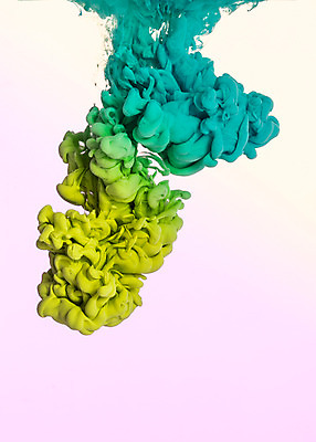 포토 JPG 스튜디오촬영 컬러 백그라운드 잉크 실내 사람없음 초록색 연두색 물 페인트 물감 얼룩 질감 국내포토 자연요소 내부 미술도구 파일형식