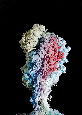 포토 JPG 스튜디오촬영 컬러 백그라운드 검은배경 잉크 실내 사람없음 물 컬러풀 페인트 물감 얼룩 질감 파스텔톤 국내포토 자연요소 내부 검은색 미술도구 파일형식