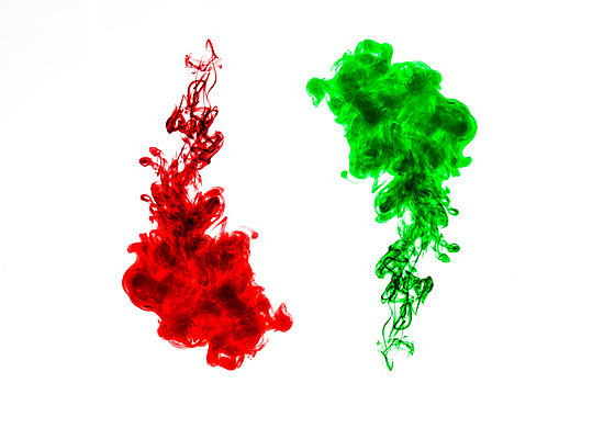 포토 JPG 스튜디오촬영 컬러 백그라운드 잉크 실내 사람없음 빨간색 초록색 연두색 물 페인트 물감 얼룩 질감 국내포토 자연요소 내부 미술도구 파일형식