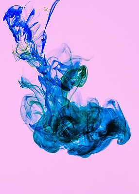 포토 JPG 스튜디오촬영 컬러 백그라운드 잉크 실내 사람없음 물 파란색 페인트 물감 얼룩 질감 국내포토 자연요소 내부 미술도구 파일형식