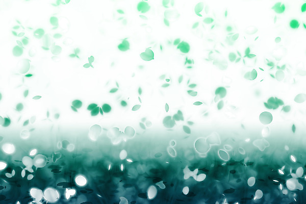 JPG 해외이미지 꽃잎 꽃 백그라운드 일러스트 사람없음 초록색 그라데이션 카피스페이스 해외202004 해외일러스트 식물 컬러 공백 파일형식 이미지허브