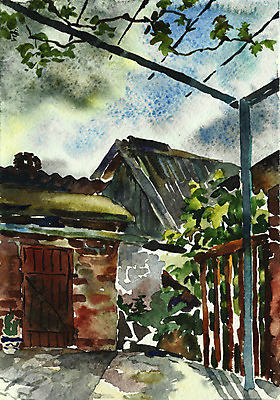 포토 JPG 해외이미지 나무 식물 벽 백그라운드 일러스트 자연 하늘 지붕 벽돌 수채화 주택 그림자 미술 풍경 사람없음 초록색 여름 울타리 컬러풀 햇빛 태양 갈색 문 계단 마을 정원 바위 시골 스케치 창고 그림 질감 장면 헛간 셔터 외양간 시각장애인 해외202004 해외포토 자연요소 계절 컬러 문화예술 건물 담장 돌_바위 장애인 생태계 저장고 파일형식 이미지허브