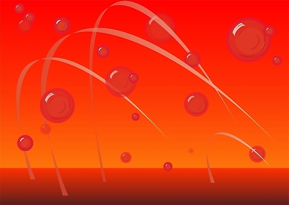 포토 JPG 해외이미지 백그라운드 일러스트 추상 사람없음 빨간색 거품 원형 해외202004 해외포토 도형 컬러 무늬 파일형식 이미지허브