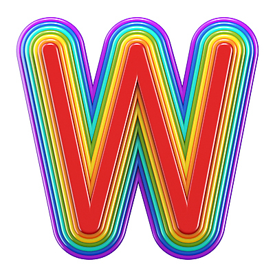 JPG 해외이미지 알파벳 무지개 일러스트 텍스트 대문자 사랑 타이포그라피 사람없음 그래픽 컬러풀 W 엘리먼트 해외202004 해외일러스트 자연요소 문자 영어 감정 컬러 파일형식 이미지허브