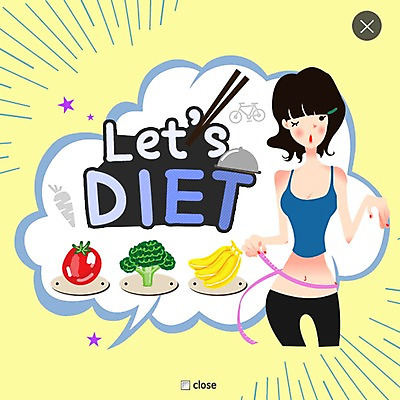 PSD 템플릿 여자 웹템플릿 다이어트 토마토 바나나 팝업 이벤트팝업 웹팝업 줄자 한명 이벤트 성인 브로콜리 결심 레이어팝업 이미지템플릿 1 컨셉 채소 과일 자 건강 사람 파일형식