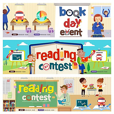 PSD 템플릿 학생 배너 여자 남자 교복 어린이 웹템플릿 청소년 이벤트 성인 책 독서 칠판 이젤 이벤트배너 웹배너 이미지템플릿 옷 사람 미술도구 파일형식