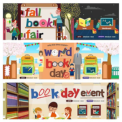 PSD 템플릿 학생 배너 여자 남자 어린이 웹템플릿 청소년 책장 책가방 이벤트 여러명 성인 책 독서 이벤트배너 웹배너 이미지템플릿 가구 다수 가방 사람 파일형식
