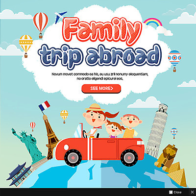 PSD 구름 템플릿 여자 남자 어린이 해외여행 여행 웹템플릿 가족 가족여행 팝업 이벤트팝업 웹팝업 이벤트 성인 세명 열기구 에펠탑 피사의사탑 자유의여신상 스핑크스 피라미 이미지템플릿 자연요소 해외 관계 항공교통 이집트 사람 미국 이탈리아 세계문화유산 민물고기 파리 랜드마크 파일형식