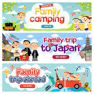 PSD 템플릿 배너 여자 남자 어린이 해외여행 여행 웹템플릿 가족 자동차 가족여행 이벤트 여러명 성인 캠핑 기모노 일본여행 이벤트배너 웹배너 이미지템플릿 해외 육상교통 다수 관계 레저 사람 일본 일본전통의상 파일형식