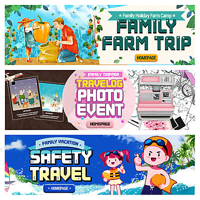 PSD 템플릿 배너 여자 남자 수영복 어린이 바다 여행 웹템플릿 가족 가족여행 파프리카 안전 이벤트 여러명 성인 폴라로이드 폴라로이드사진 구명조끼 농장체험 이벤트배너 킥판 웹배너 이미지템플릿 옷 다수 채소 관계 사람 농장 카메라 체험학습 수영용품 구조용품 파일형식
