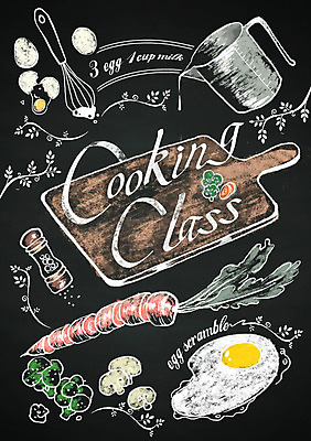 PSD 계절 백그라운드 일러스트 주방용품 프레임 도마 이벤트 사람없음 계란 칠판 버섯 당근 브로콜리 계란프라이 초크일러스트 초크아트 레터링 국내일러스트 생활용품 채소 뿌리채소 알 계란요리 그림 파일형식