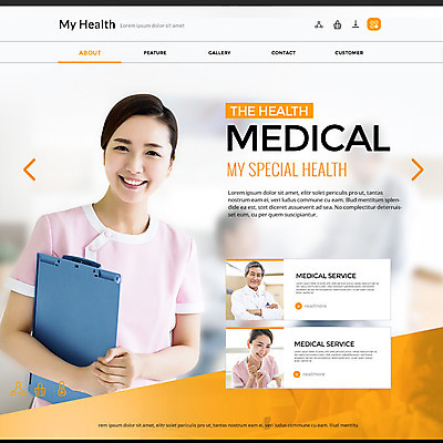 PSD 템플릿 여자 노년 남자 웹템플릿 의학 이벤트페이지 건강 이벤트 성인 세명 한국인 간호사 의사 서류판 이미지템플릿 사람 동양인 사무용품 의료진 페이지 파일형식