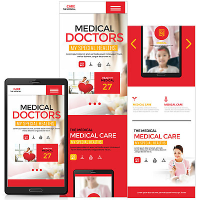 PSD 템플릿 여자 어린이 웹템플릿 의학 모바일 나뭇잎 건강 병원 여러명 성인 한국인 환자 간호사 모바일웹 이미지템플릿 다수 잎 사람 동양인 의료진 파일형식