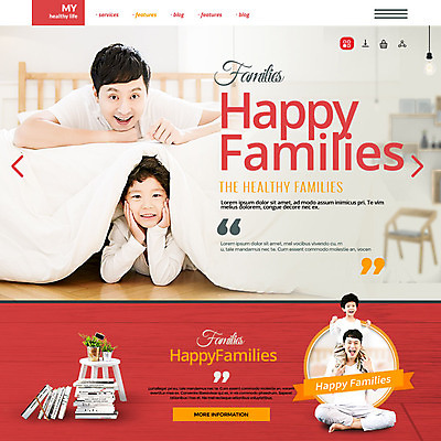 PSD 템플릿 남자 아들 어린이 웹템플릿 가족 휴식 이벤트페이지 건강 이벤트 여러명 성인 한국인 목말 아빠 부자지간 이미지템플릿 다수 컨셉 관계 모션 사람 동양인 페이지 파일형식