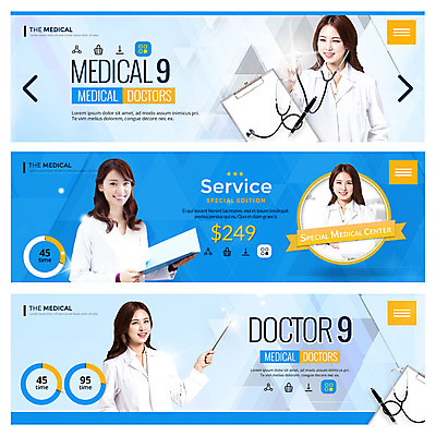 PSD 템플릿 배너 여자 웹템플릿 청진기 건강 병원 여러명 성인 한국인 의사 여의사 서류판 이벤트배너 웹배너 이미지템플릿 다수 의학 의료기기 사람 동양인 사무용품 의료진 파일형식