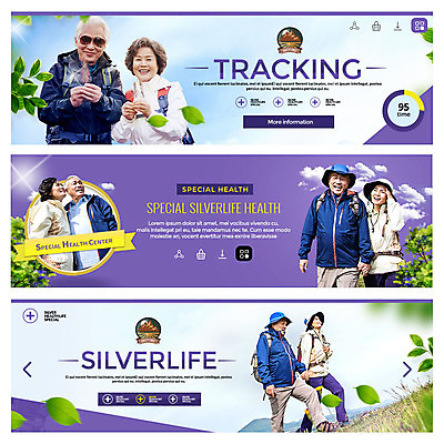 PSD 템플릿 배너 부부 여자 남자 웹템플릿 나뭇잎 산 건강 여러명 성인 노부부 등산 한국인 실버 이벤트배너 웹배너 이미지템플릿 커플 노년 다수 잎 사람 동양인 트래킹 파일형식
