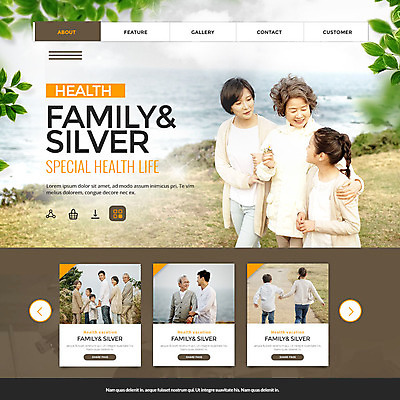 PSD 템플릿 여자 노년 남자 어린이 바다 여행 웹템플릿 가족 이벤트페이지 건강 이벤트 여러명 성인 한국인 이미지템플릿 다수 관계 사람 동양인 페이지 파일형식