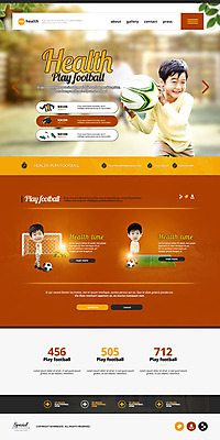 PSD 템플릿 남자 어린이 웹템플릿 축구공 건강 세명 홈페이지 축구 홈페이지시안 한국인 랜딩페이지 이미지템플릿 공 축구용품 사람 동양인 구기 파일형식