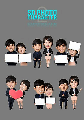 PSD 편집이미지 여자 남자 스티커 비즈니스 프레임 정장 여러명 성인 세트 한국인 구직 하트 비즈니스맨 비즈니스우먼 면접 취업준비생 SD캐릭터 이미지편집 모양 캐릭터 옷 다수 컨셉 사람 동양인 직장인 파일형식