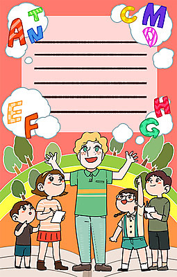 PSD 외국인 학생 알파벳 여자 교육 남자 어린이 일러스트 여러명 메모지 원어민 프레임일러스트 국내일러스트 영어 다수 프레임 사람 인종 사무용품 영어교사 파일형식