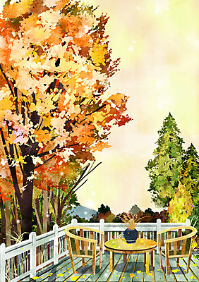 주간 PSD 나무 화분 단풍 의자 일러스트 탁자 풍경 사람없음 야외 울타리 가을 계절백그라운드 야외테라스 가을배경 국내일러스트 자연요소 식물 계절 가구 백그라운드 잎 담장 발코니 파일형식 가을_계절