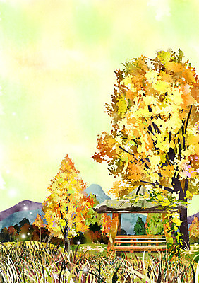주간 PSD 나무 단풍 일러스트 산 풍경 사람없음 야외 가을 풀잎 오두막 계절백그라운드 가을배경 국내일러스트 자연요소 식물 계절 백그라운드 잎 풀_식물 파일형식 가을_계절