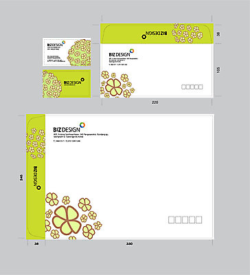 템플릿 꽃 명함 명함템플릿 서류봉투 편지봉투 사람없음 세트 패키지 봉투템플릿 우편봉투 비즈디자인 봉투디자인 이미지템플릿 AI파일 식물 봉투 편지 우편물 파일형식 벡터