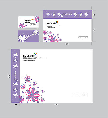 템플릿 꽃 명함 명함템플릿 서류봉투 편지봉투 사람없음 세트 패키지 봉투템플릿 우편봉투 비즈디자인 봉투디자인 이미지템플릿 AI파일 식물 봉투 편지 우편물 파일형식 벡터