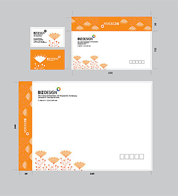 템플릿 꽃 명함 명함템플릿 서류봉투 편지봉투 사람없음 세트 패키지 봉투템플릿 우편봉투 비즈디자인 봉투디자인 이미지템플릿 AI파일 식물 봉투 편지 우편물 파일형식 벡터