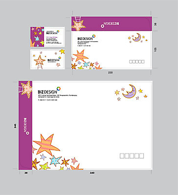 템플릿 별 명함 명함템플릿 서류봉투 편지봉투 사람없음 세트 달 패키지 봉투템플릿 우편봉투 비즈디자인 봉투디자인 이미지템플릿 AI파일 자연요소 봉투 편지 우편물 파일형식 벡터