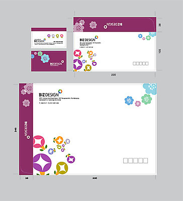 템플릿 꽃 명함 명함템플릿 서류봉투 편지봉투 사람없음 세트 나팔꽃 패키지 봉투템플릿 우편봉투 비즈디자인 봉투디자인 이미지템플릿 AI파일 식물 봉투 편지 우편물 파일형식 벡터