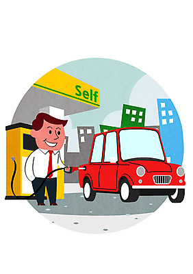 PSD 남자 일러스트 자동차 한명 성인 운전 운전사 교통안전 주유소 셀프주유소 국내일러스트 직업 1 육상교통 모션 안전 사람 파일형식