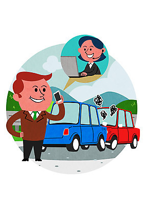 PSD 여자 남자 일러스트 자동차 성인 두명 스마트폰 운전 운전사 상담원 교통사고 교통안전 통화 보험 자동차보험 접촉사고 국내일러스트 직업 육상교통 모션 안전 사람 핸드폰 스마트기기 사무원 사건 파일형식