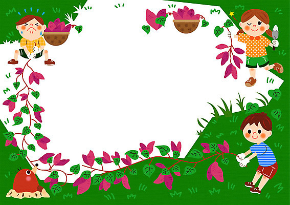 여자 남자 어린이 일러스트 프레임 세명 소풍 바구니 가을 고구마 가을소풍 두더지 프레임일러스트 국내일러스트 AI파일 계절 뿌리채소 사람 야외활동 파일형식 벡터 가을_계절