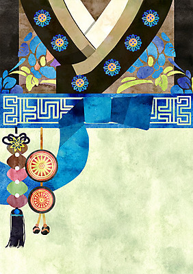 PSD 전통 일러스트 프레임 사람없음 감사카드 한복 노리개 초대장 프레임일러스트 전통프레임 국내일러스트 카드프레임 한국전통 카드_감사 전통소품 전통의상 파일형식