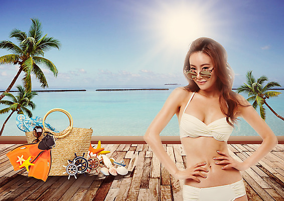 PSD 편집 편집이미지 여자 가방 불가사리 한명 성인 여름 여름휴가 바캉스 비키니 선글라스 야자수 햇빛 한국인 오리발 휴양지 여행용품 가리비 안식처 의료성형뷰티 트로피컬아트 이미지편집 나무 1 잡화 계절 수영복 안경 여행 휴가 조개 휴식 극피동물 사람 동양인 태양 장소 오브젝트 그림 파일형식 여름_계절