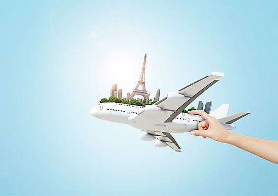 PSD 편집 편집이미지 손 여행 비행기 빌딩 신체부위 에펠탑 이미지편집 항공교통 대중교통 사람 건물 파리 랜드마크 파일형식