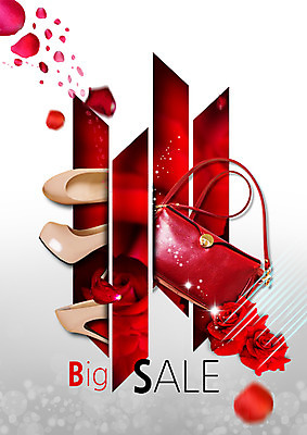 PSD 편집 편집이미지 가방 사람없음 쇼핑 장미 세일 하이힐 빅세일 이미지편집 잡화 꽃 구두 여성화 파일형식